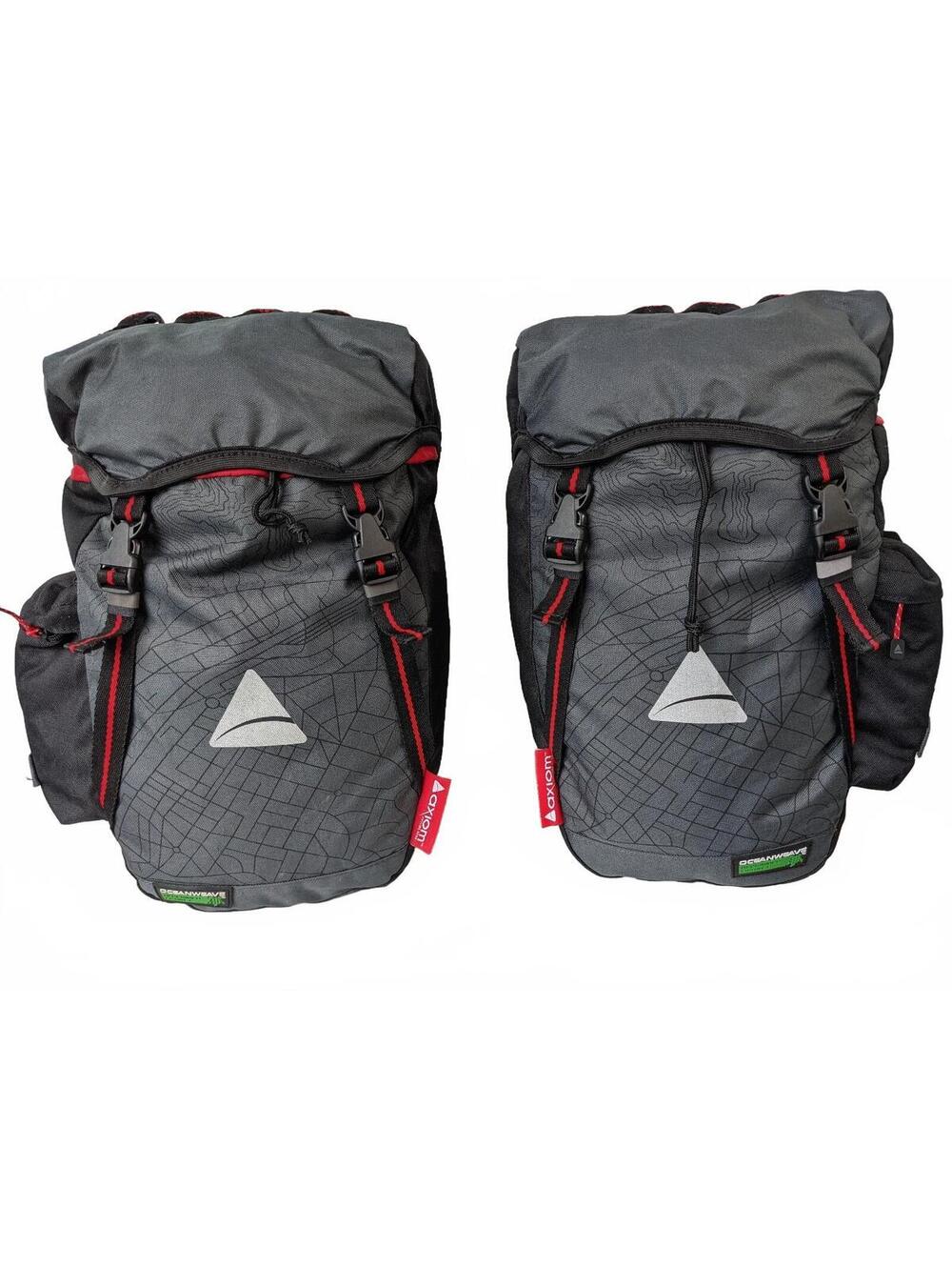 Axiom Seymour 22+ Bicycle Pannier Bags China | Water-Resistant Slate Gray